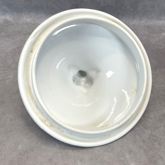 1989 Franklin Mint Le Cordon Bleu Canister "Coffee" Ceramic Lid Replacement Only - Picture 3 of 4